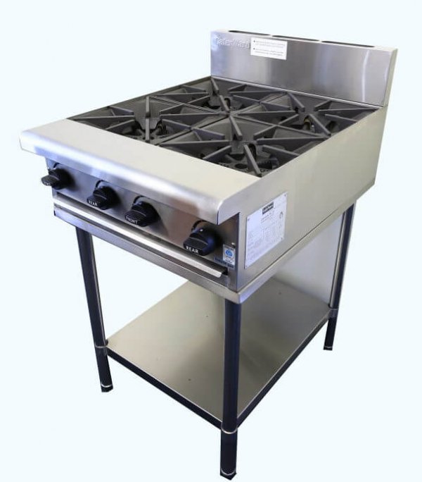 Six Burner Gas Cooktop On Stand Caterware Australia